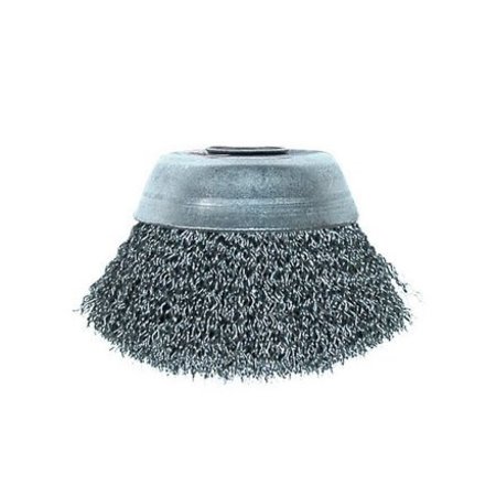 SHARK INDUSTRIES 4" X 5/8" CRIMPED WIRE BRUSH SI14080